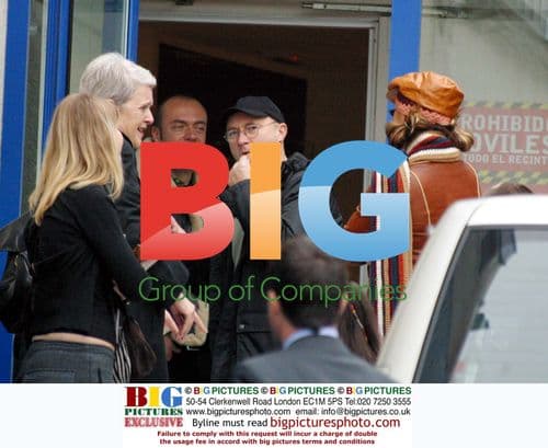 Phil Collins and Anastacia at TV Studio in Barcelona