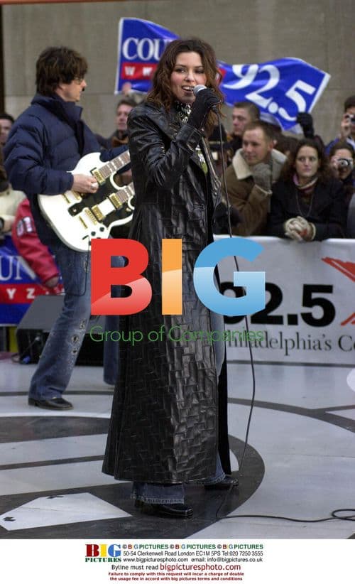 Shania Twain performs on NBC Today Show