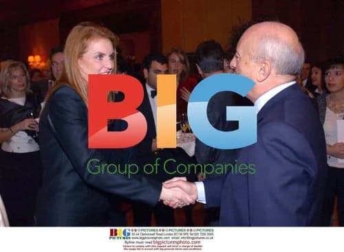 Sarah Ferguson & Alberto Rusconi at Bvlgari Charity Auction