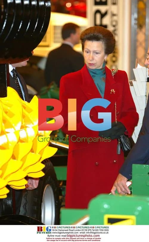 Princess Anne visits 2002 Royal Smithfield Show