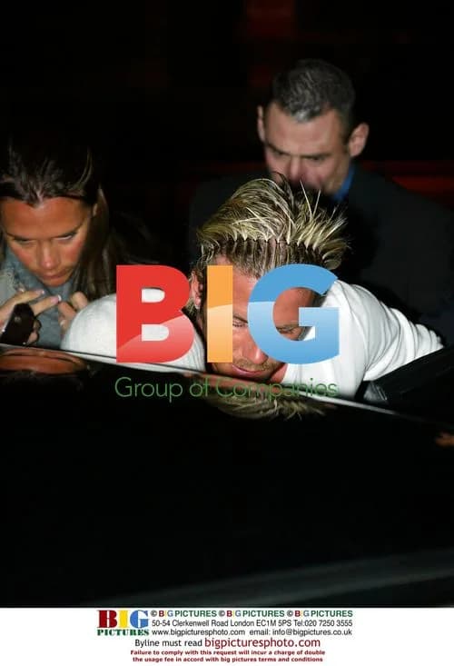 David Beckham & Family at Gatwick Airport