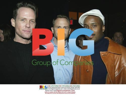 Dean Winters, Lee Tergesen, and Granville Adams at 'Blue/Orange' Afterparty