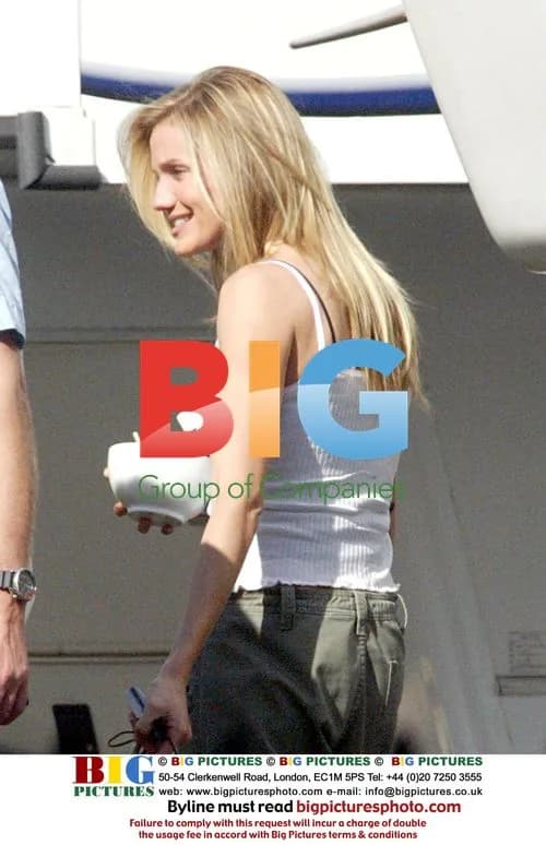 Cameron Diaz on Charlie's Angels II Set