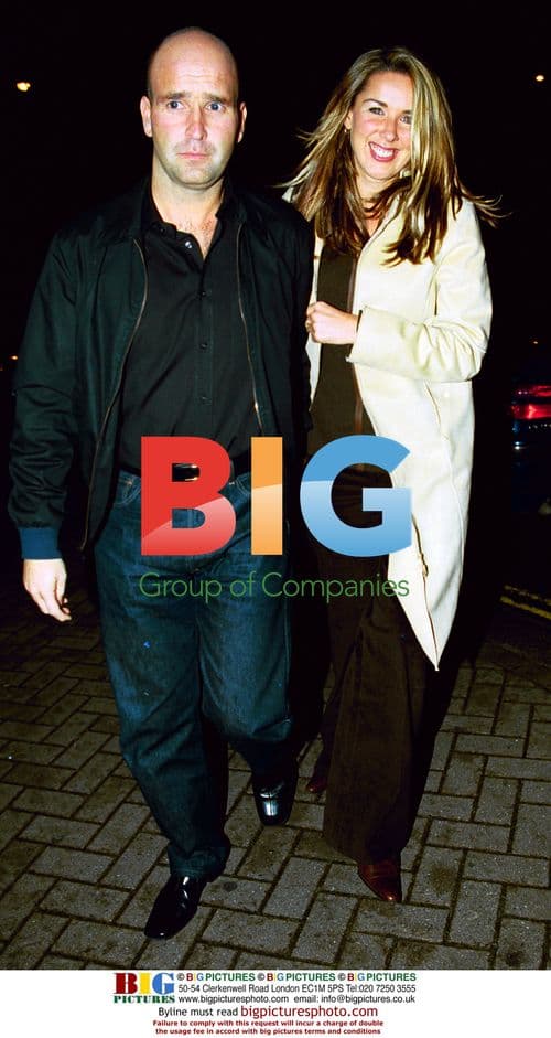 Actress Claire Sweeney and boyfriend at Nobu