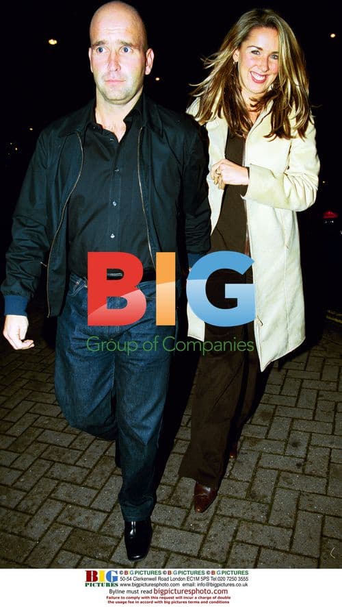 Claire Sweeney at Nobu with boyfriend