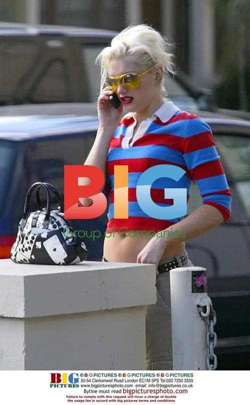Gavin Rossdale and Gwen Stefani Walking in Santa Monica