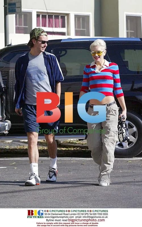 Gavin Rossdale and Gwen Stefani Walk in Santa Monica