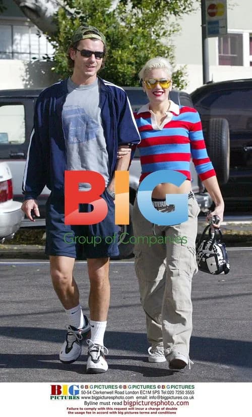 Gavin Rossdale and Gwen Stefani in Santa Monica