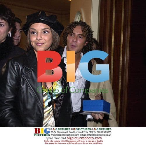 David Bisbal and Chenoa at Onda Awards