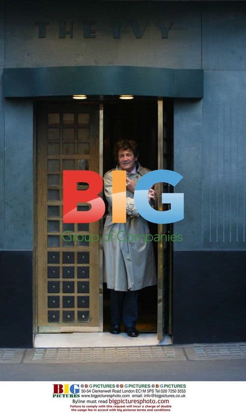 Melvin Bragg Leaves Ivy Restaurant in London