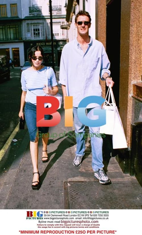 Andrea Corr and boyfriend Giles Baxendale in London