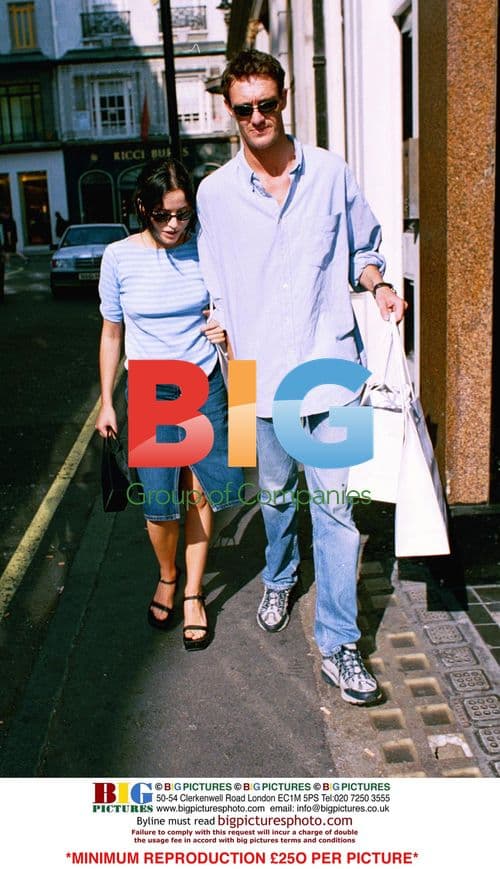 Andrea Corr with boyfriend Giles Baxendale in London