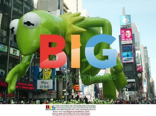 Kermit the Frog at Macy's Thanksgiving Parade