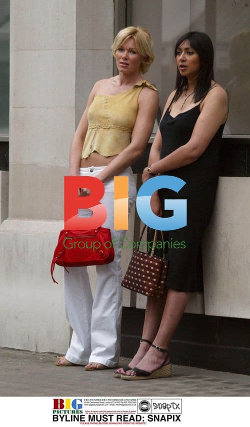 Nell McAndrew Spotted with Friends in London