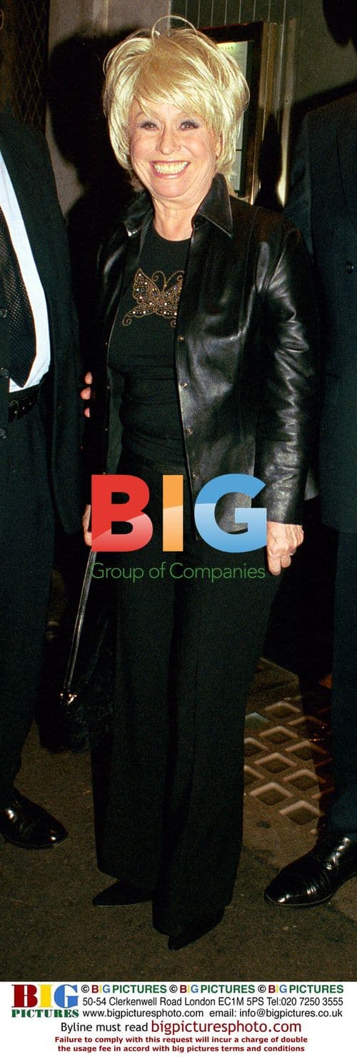 Barbara Windsor at The Ivy in London