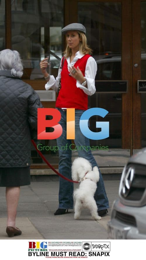 Lady Victoria Hervey Walks Pup Zulu in North London