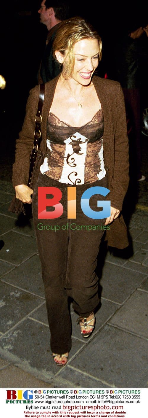 Kylie Minogue at Zuma Restaurant in London