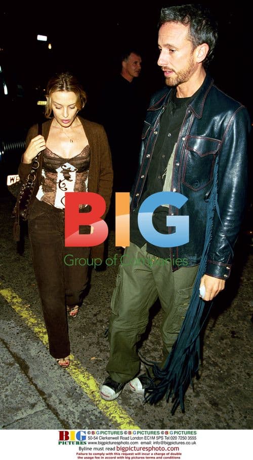 Kylie Minogue and Patrick Cox at Zuma, London