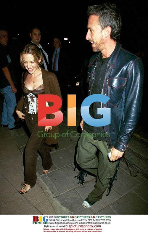 Kylie Minogue and Patrick Cox at Zuma