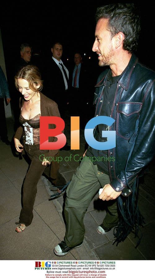 Kylie Minogue and Patrick Cox at Zuma