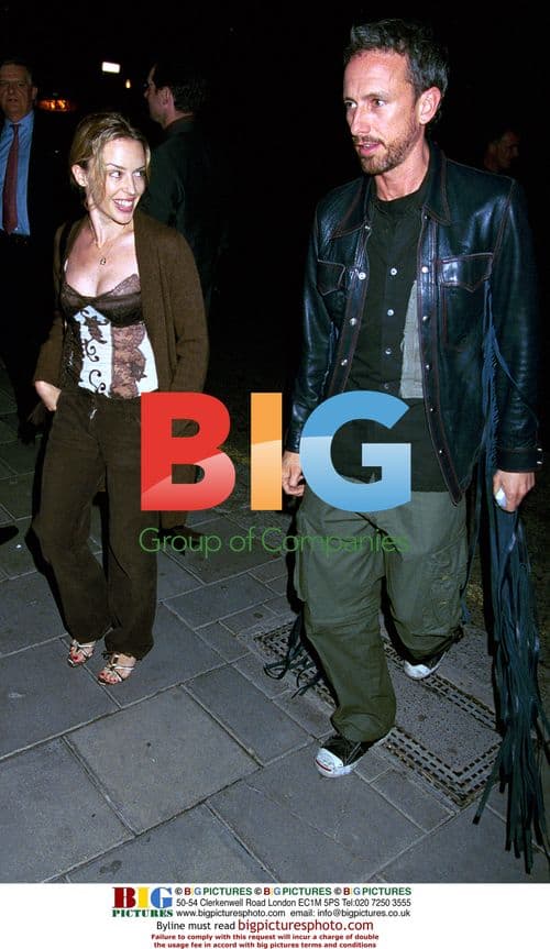 Kylie Minogue and Patrick Cox at Zuma