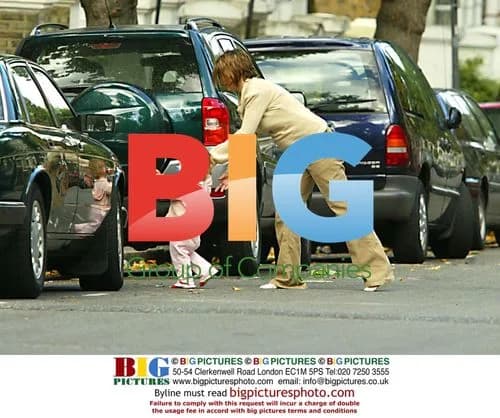 Sadie Frost and baby Iris in London