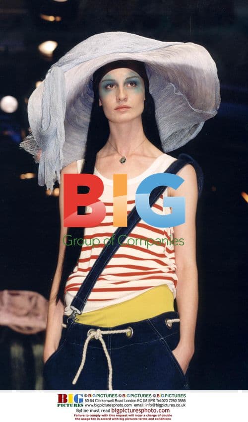 Model at Jean-Paul Gaultier Fashion Show