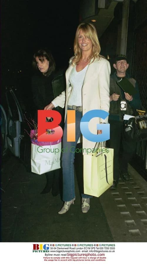 Penny Lancaster at the Ivy in London