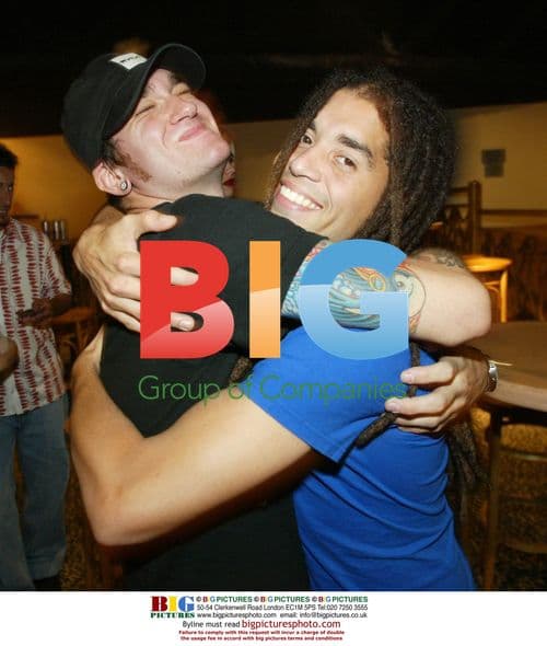 New Found Glory and Nonpoint Singers Backstage