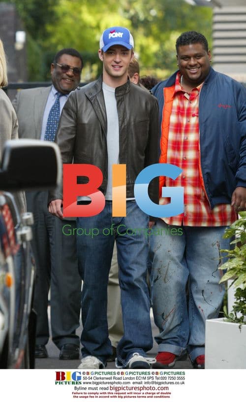 Justin Timberlake Arriving at London Hotel