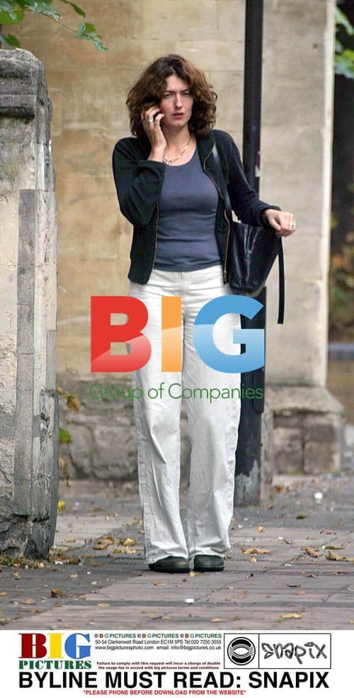 Actress Anna Chancellor out in West London