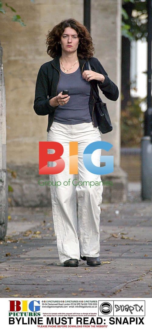 Actress Anna Chancellor in West London