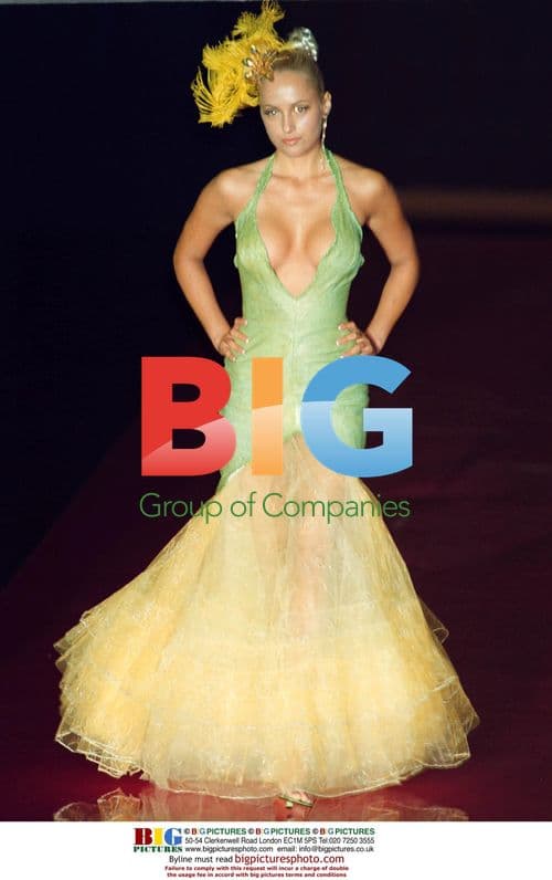 Model at Fatima Lopes Fashion Show in Paris