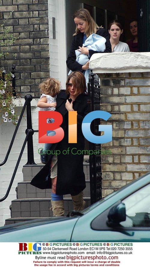 Sadie Frost and kids leaving home