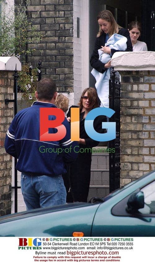 Sadie Frost leaving home with kids