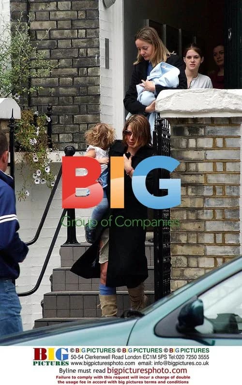 Sadie Frost with kids leaving home