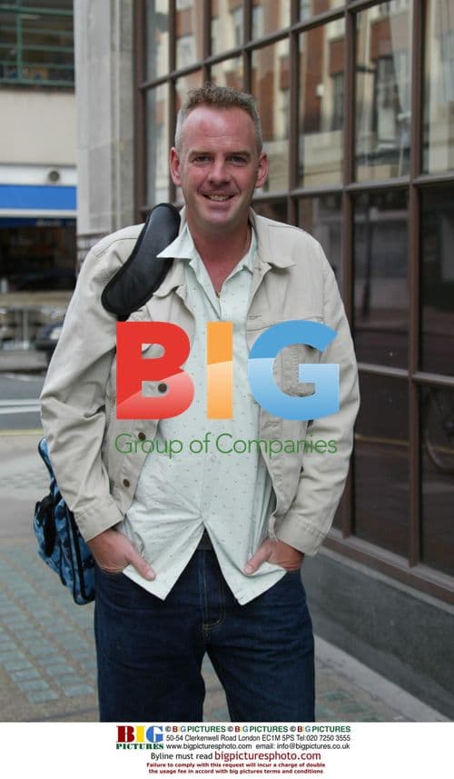 DJ Norman Cook Arrives at Radio 1 in London