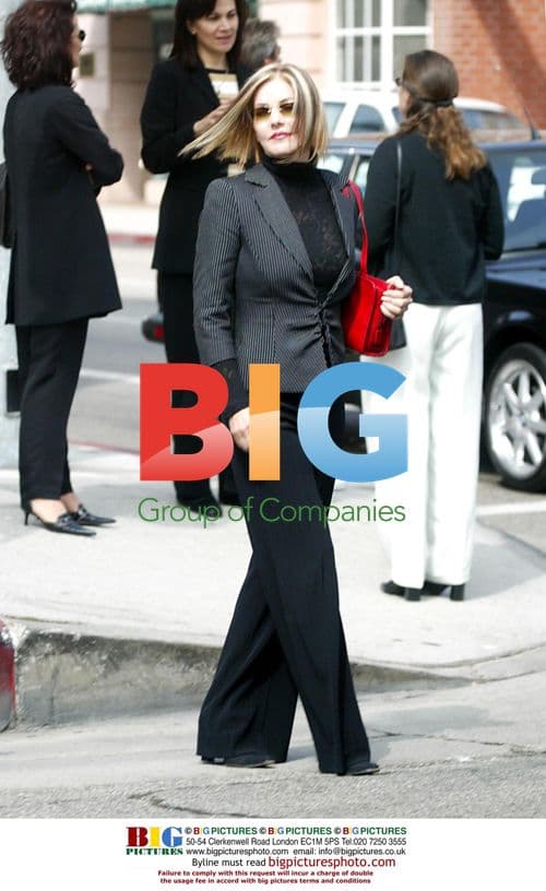 Priscilla Presley Shopping in Beverly Hills