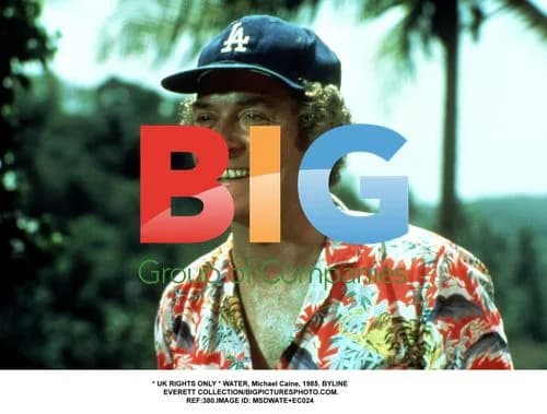 Michael Caine in Colorful Tropical Shirt