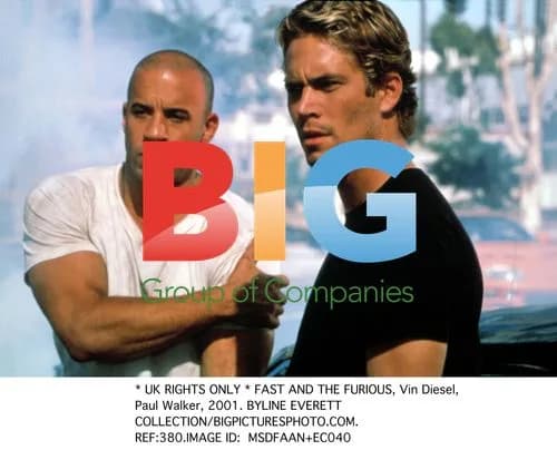 Vin Diesel and Paul Walker in "Fast and the Furious"