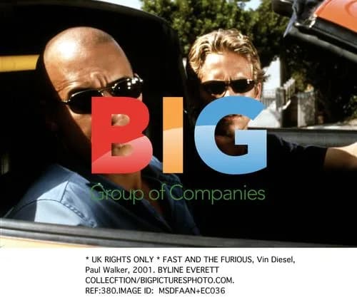 Vin Diesel and Paul Walker in 'The Fast and the Furious'