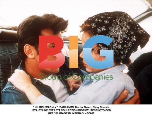 Martin Sheen and Sissy Spacek in BADLANDS