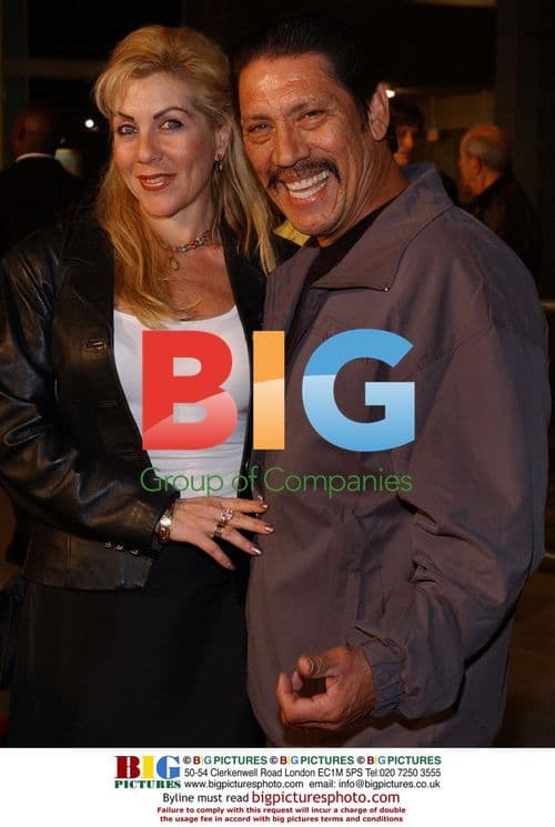 Danny Trejo and wife Debbie at "Formula 51" premiere
