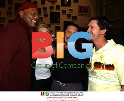 Samuel L. Jackson and cast at "Formula 51" premiere party