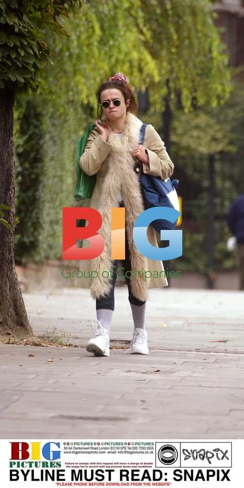 Helena Bonham Carter Strolls in North London
