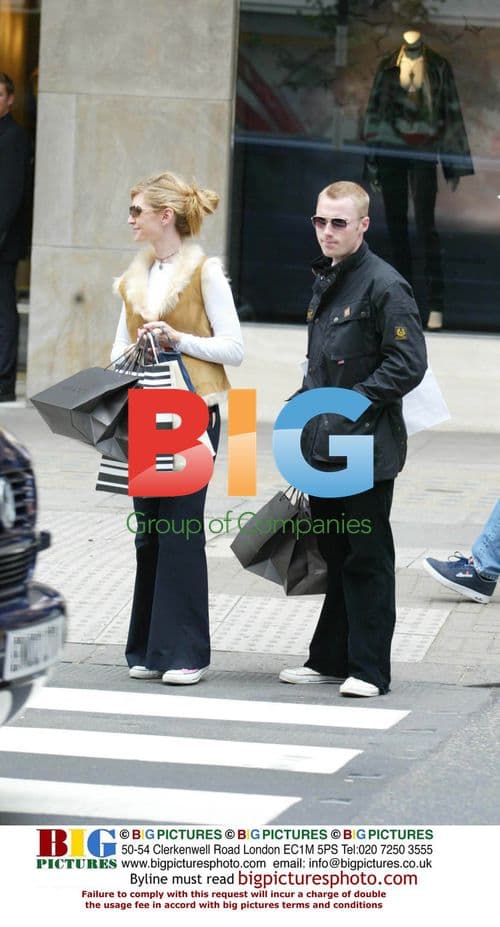 Ronan Keating out shopping with wife
