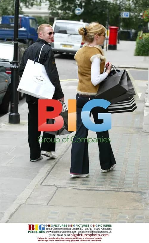 Ronan Keating and Wife Yvonne Shopping in London