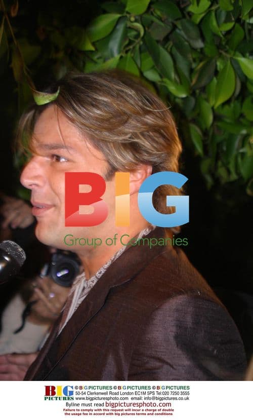 Ricky Martin at Sabera Foundation Launch