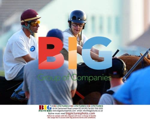 Tobey Maguire on Set of Seabiscuit