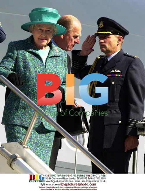 Queen Elizabeth and Prince Phillip at Pearson Airport